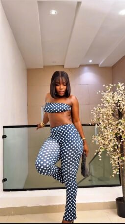 Blue dotted 2pcs